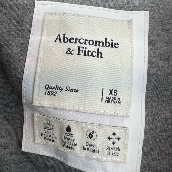 Abercrombie & Fitch White Down Insulated Winter Puffer Jacket - Picture 4 of 10